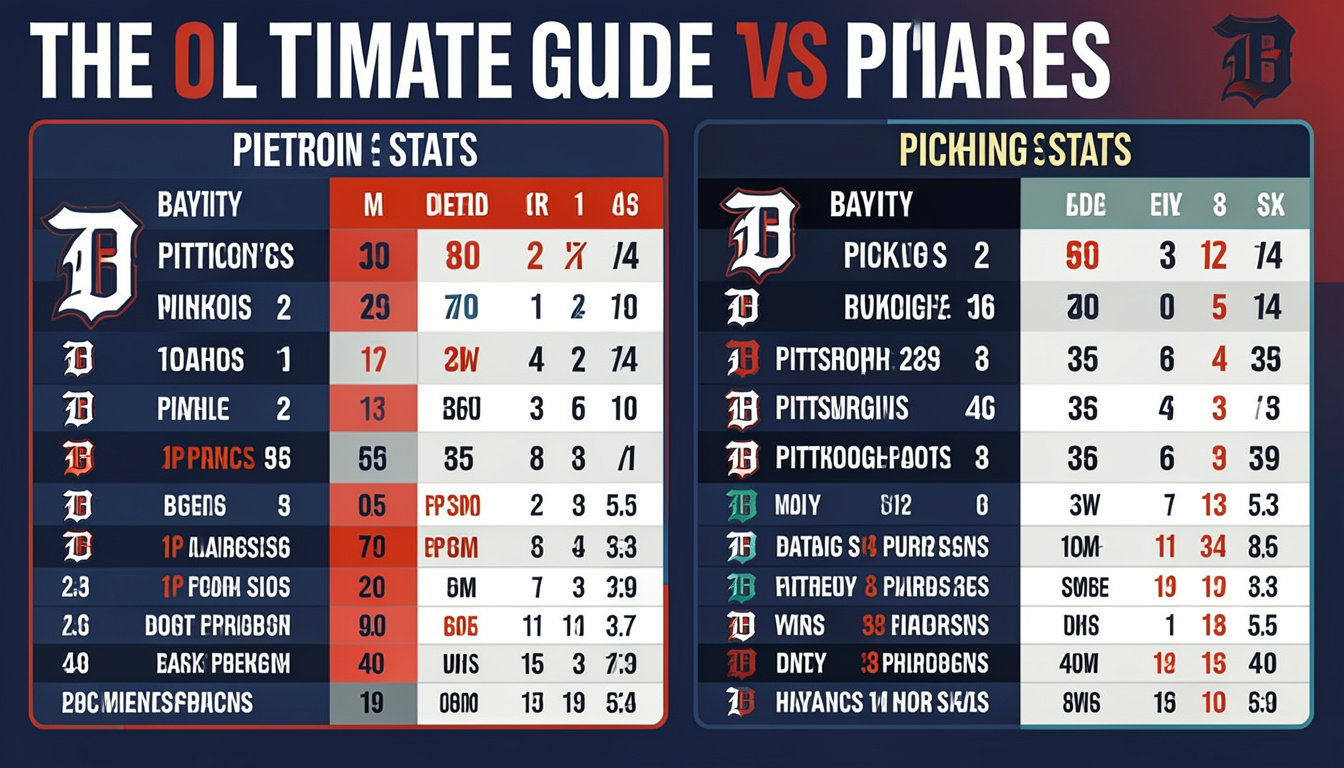 The Ultimate Guide to Detroit Tigers vs Pittsburgh Pirates Match Player Stats