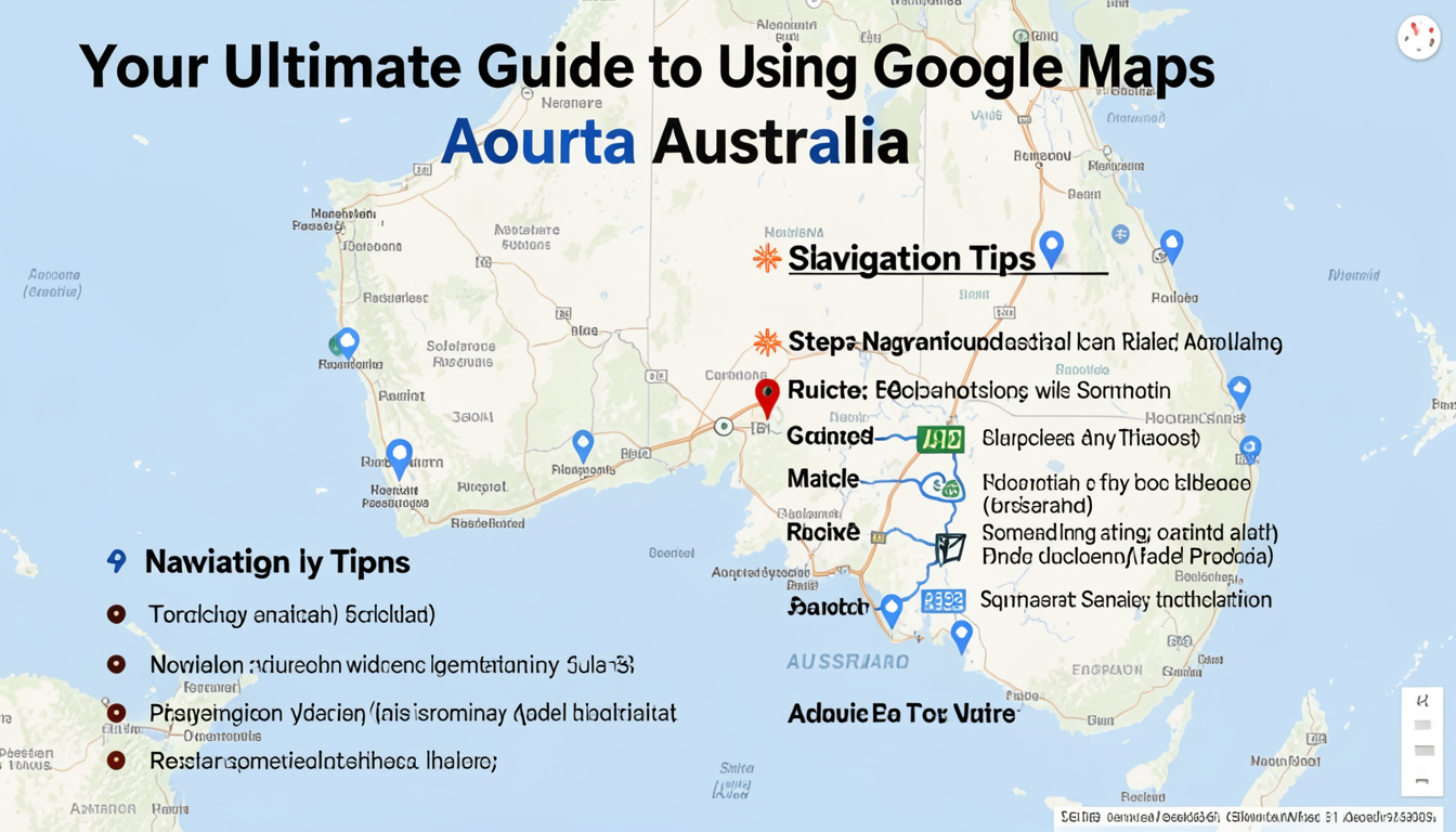 Google Maps Australia Route
